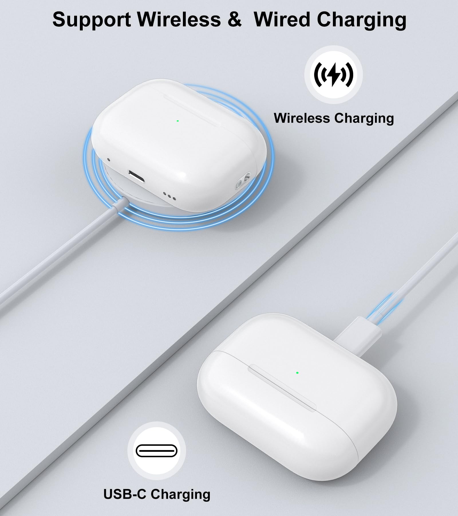 Amazon.com: Wireless Charging Case Compatible with AirPods Pro 2nd