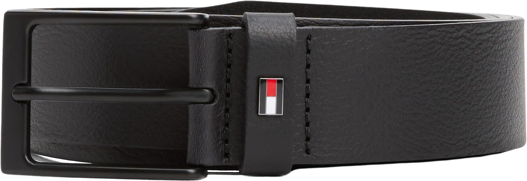 Tommy Hilfiger Stały pasek męski, Czarny, 115