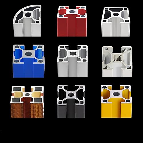 Miniatura 3 de Mssoomm Perfil de extrusión de aluminio tipo T 3030 con ángulo de arco, marco de guía lineal de riel lineal anodizado estándar europeo para