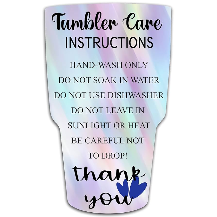amazon-com-muzruyou-tumbler-care-cards-50-pack-instructions-and-cleaning-tips-cold-cup-care-instructions-tumbler-care-insert-for-small-business-customer-directions-cards-small-online-shop-package-insert-home for Free Printable Tumbler Care Instructions Amazon.com: MUZRUYOU Tumbler Care Cards (50 Pack), Instructions and Cleaning Tips, Cold Cup Care Instructions, Tumbler Care, Insert for Small Business, Customer Directions Cards, Small Online Shop Package Insert : Home & for Free Printable Tumbler Care Instructions