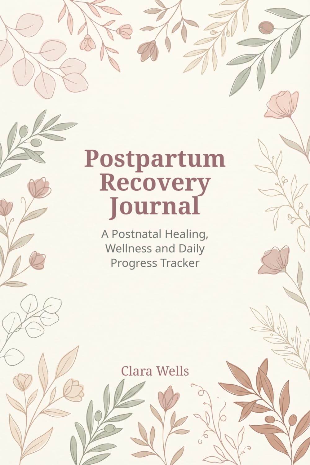 Postpartum Recovery Journal: A Postnatal Healing, Wellness and Daily Progress Tracker