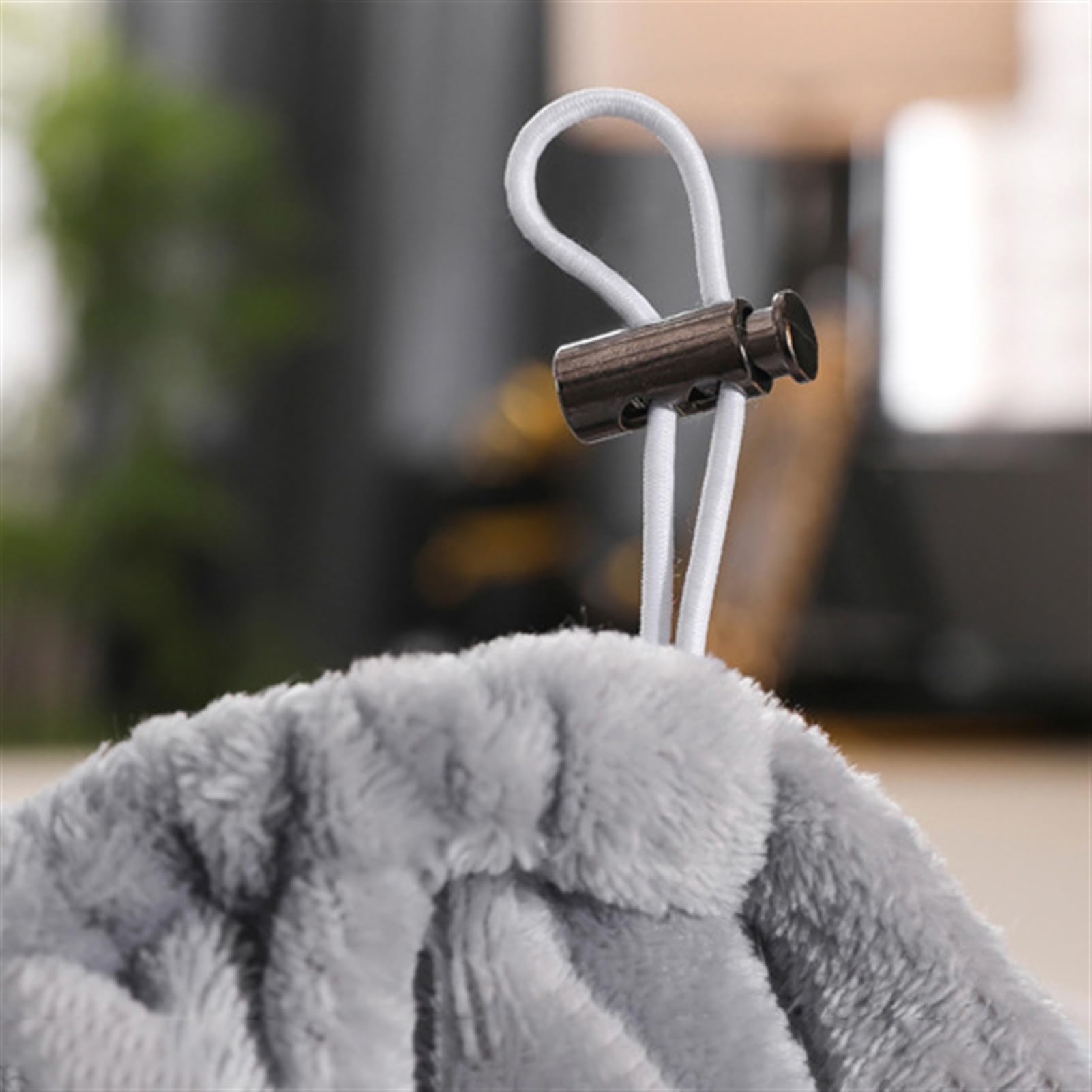 Sábana Bajera Ajustable de Franela 120 x 200 cm Suave Microfibra a Prueba de Polvo Elástica Lavable a Máquina para Colchón 28 cm de Altura, Gris Claro