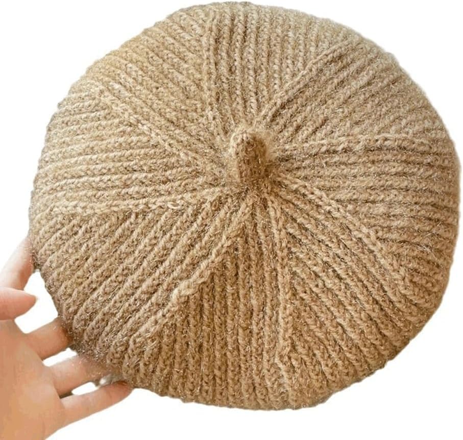 VIDI Thick Berets Beret Women Painter Hat Female Warm Walking Cap