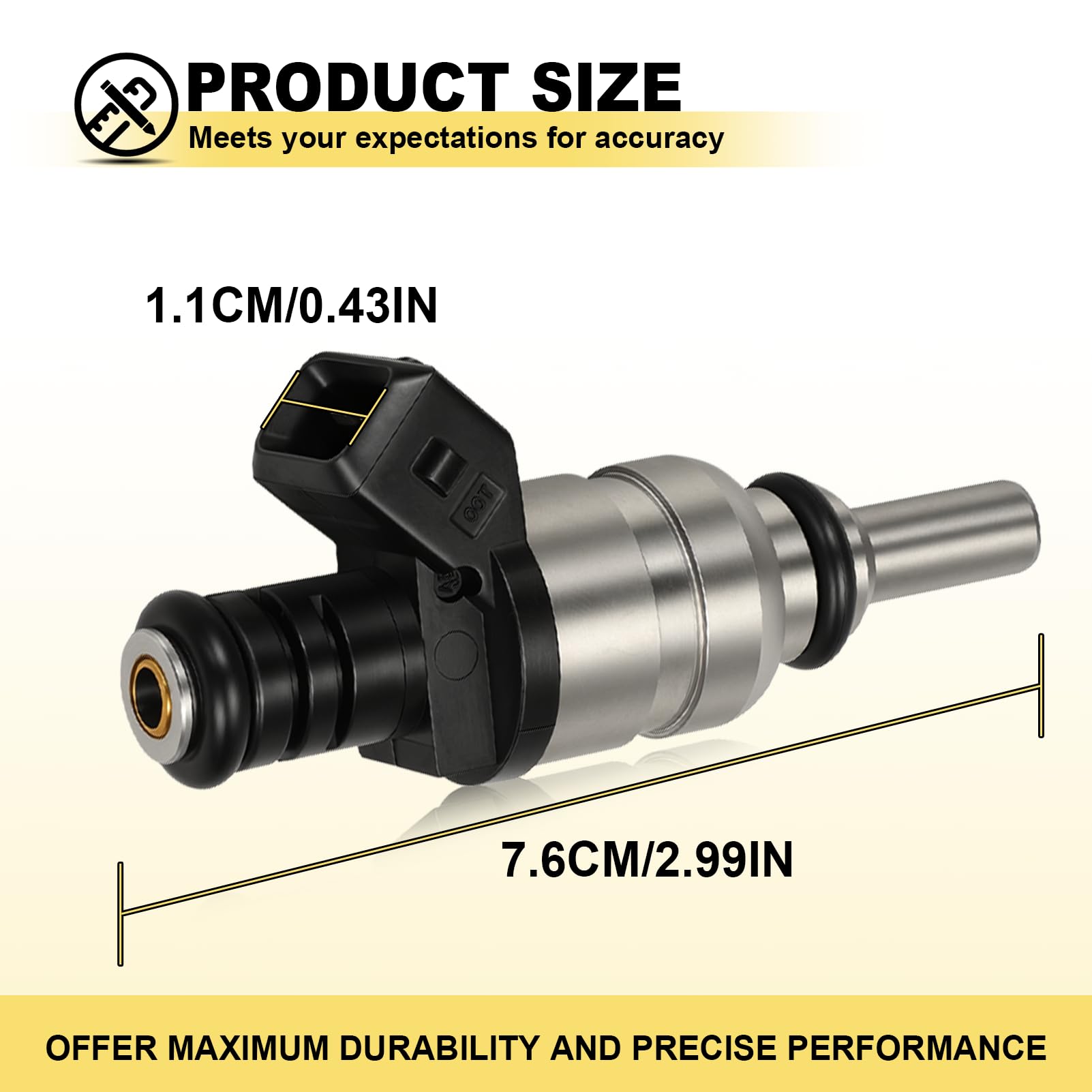 6 x Iniettori Benzina a Compatibili con BMW Serie 3 Cabriolet E46 1427240 Serie 5 E39, E60, Serie 7 E38, X3 E83, Z3, Z4 Rcambio A2C59511971