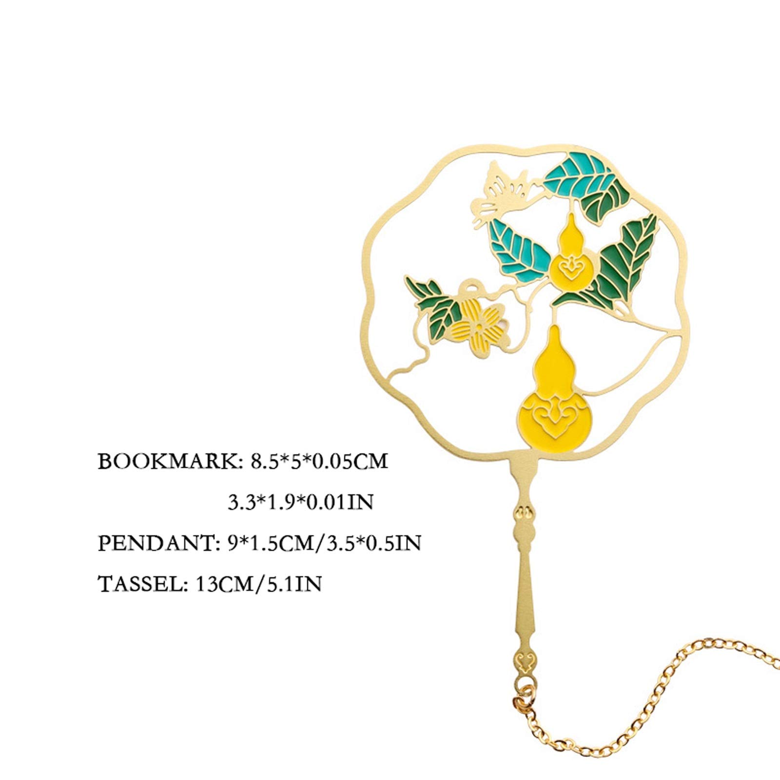 Lesezeichen Exquisite Hollow Metal-Lesezeichen mit Anhänger und Quasten-Buchmarkierungen Retro Messing-Lesezeichen Leserinnen und Kinder Buch Markierungen (Color : A)
