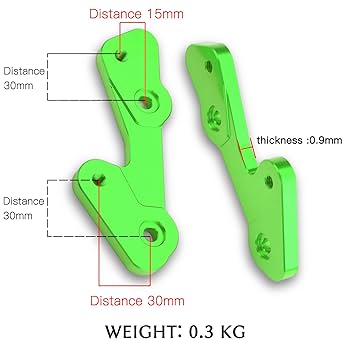 ⚠️(remon) Amazon.com: LEDISHUN Front Foot Pegs Raised Bracket (for