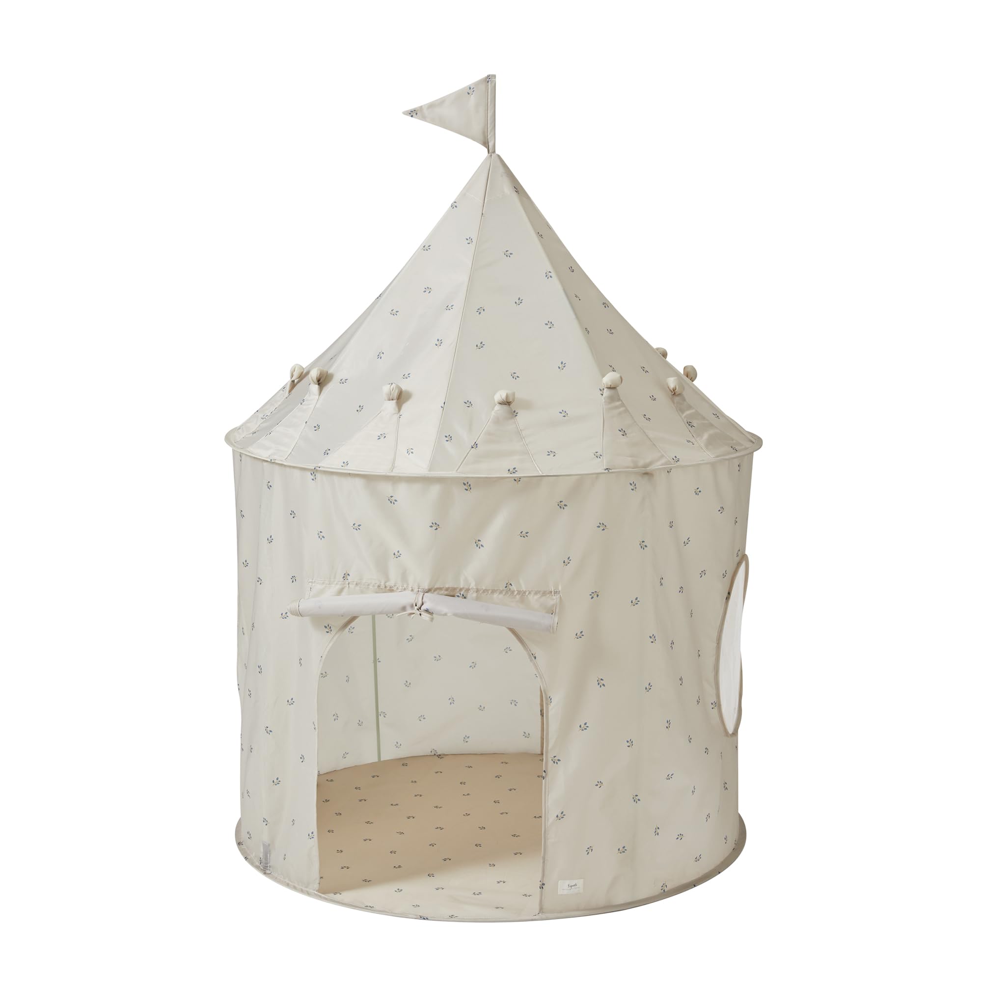 Photo 1 of 3 Sprouts Kids Play Tent with Eco-Friendly Recycled Fabric - Fun and Spacious Playhouse for Indoor Games for Toddlers and Children Ages 3-10 - Durable Fort House for Boys and Girls - Blueberry Taupe
