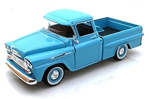 Motormax 1958 Chevy Apache Fleetside Pickup Truck: A Timeless Collectible for Camiones a Escala Enthusiasts
