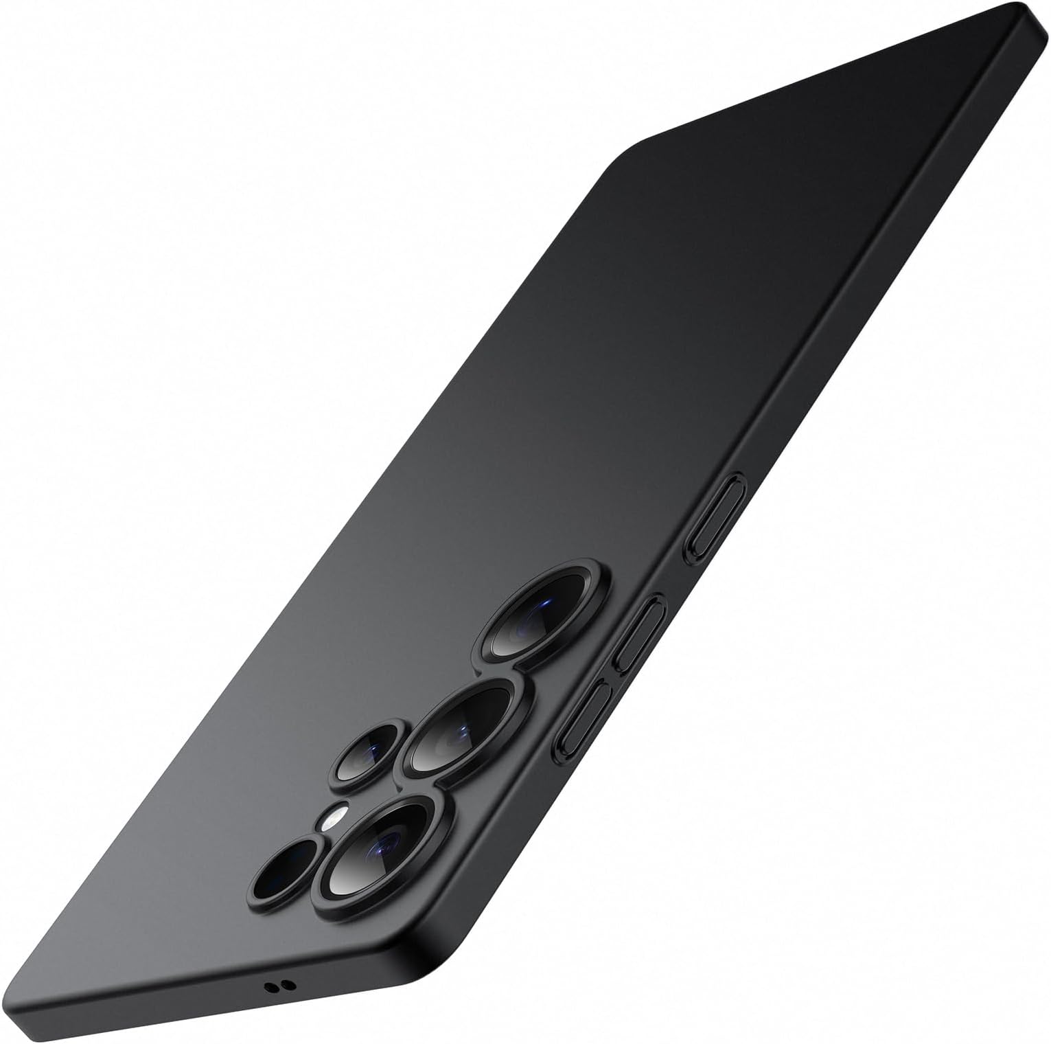 JETech Ultra Slim Case for Samsung Galaxy S25 Ultra 5G, Camera Lens Full Protection, Lightweight Matte Finish PP Hard Minimalist Cover (Black)