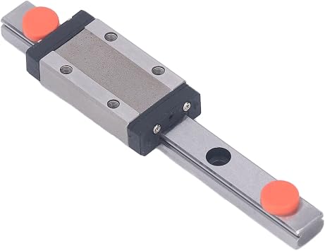 MGN9H Linear Guide Rail, Bearing Steel Linear Motion Guideway, High Precision MGN9H 100mm with Carriage Block, Mini Linear Guide Rail for CNC Machines, Injection Molding Machines,