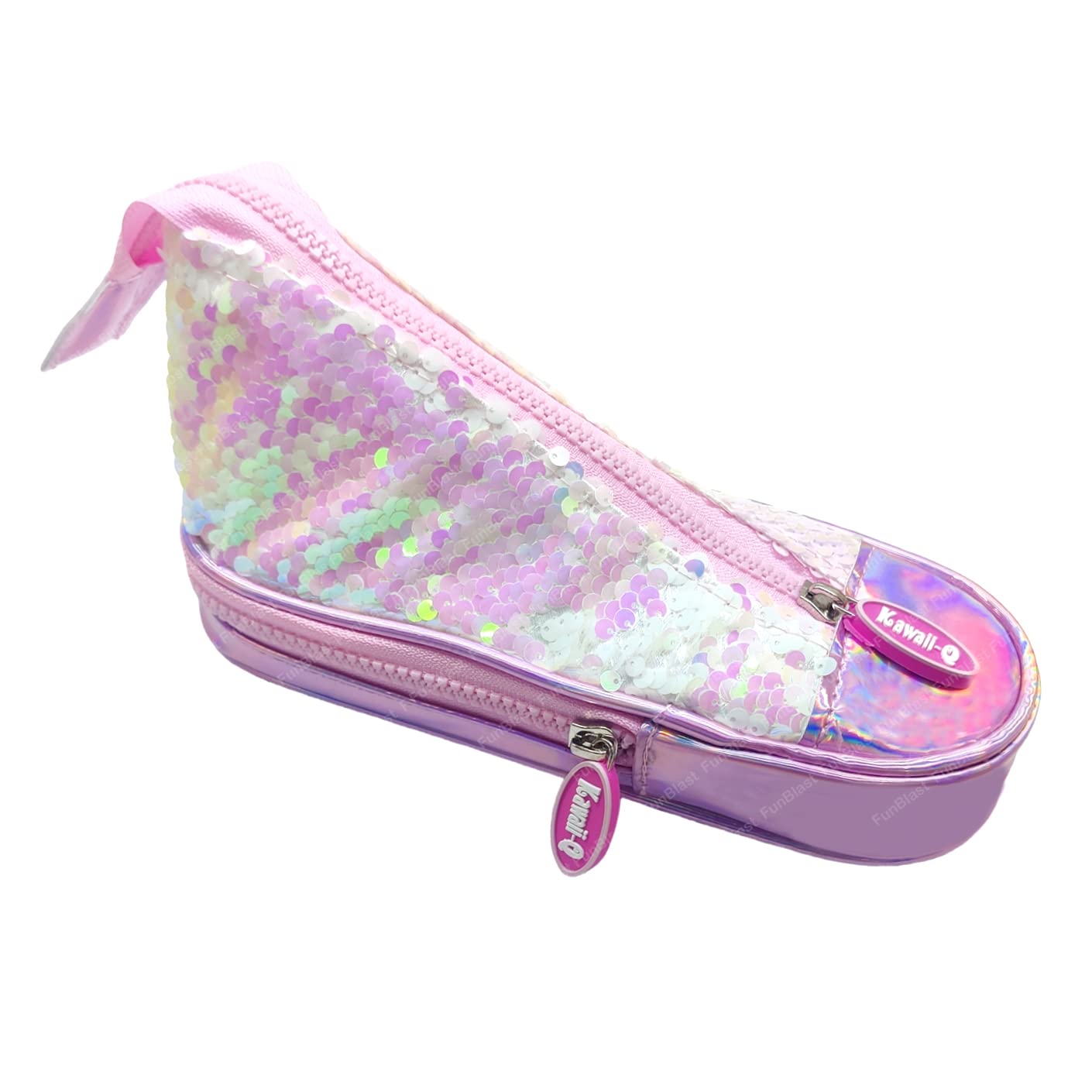 FunBlast Pencil Pouch for Girls – Sneaker Pencil Pouch for Girls, Sequin Pencil Case for Girls, Pouch for Girls, Multipurpose Zipper Pouch for Girls, Return Gifts for Girls (Multicolor) (B0BVJ5H54W) Amazon Price History, Amazon Price Tracker