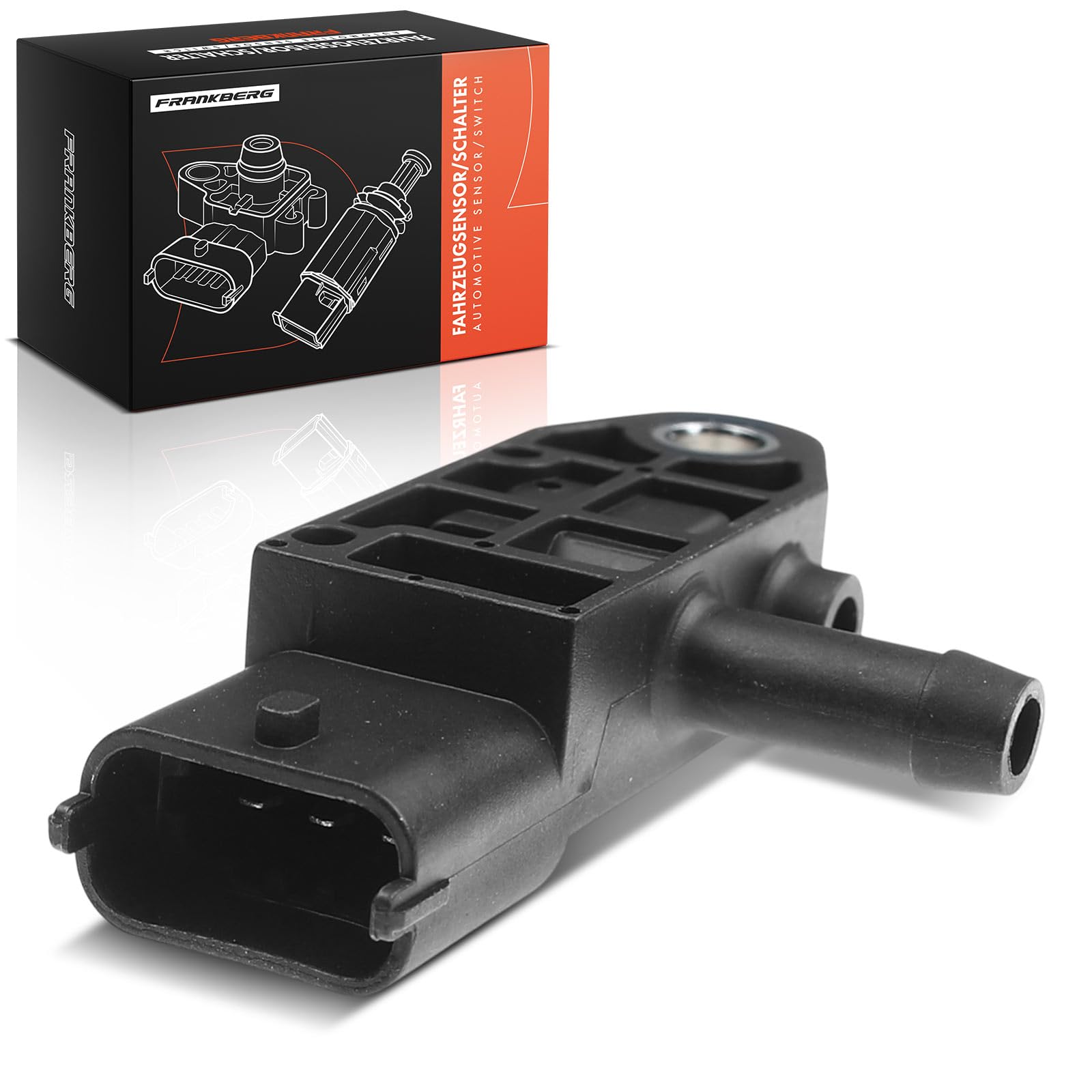 Frankberg Capteur de pression d'échappement 55198717 | Compatible avec: Corsa D S07, Idée 350, Sedici 189, Swift III EZ MZ, Astra H GTC A04, Astra H Twintop A04