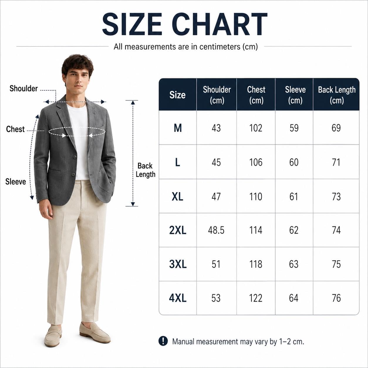 Blazer De Lino para Hombre Traje De Lino De Corte Relajado con Solapa De Muesca Y Bolsillos De Parche Blazer Ligero Lavable De Dos Botones Elegante Informal Ideal para Primavera Verano Oficina Y Via