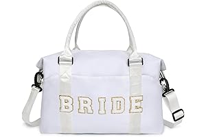 Tote Bridal Shower Gifts for Bride, Chenille Letter Bride Mrs Bag Wedding...