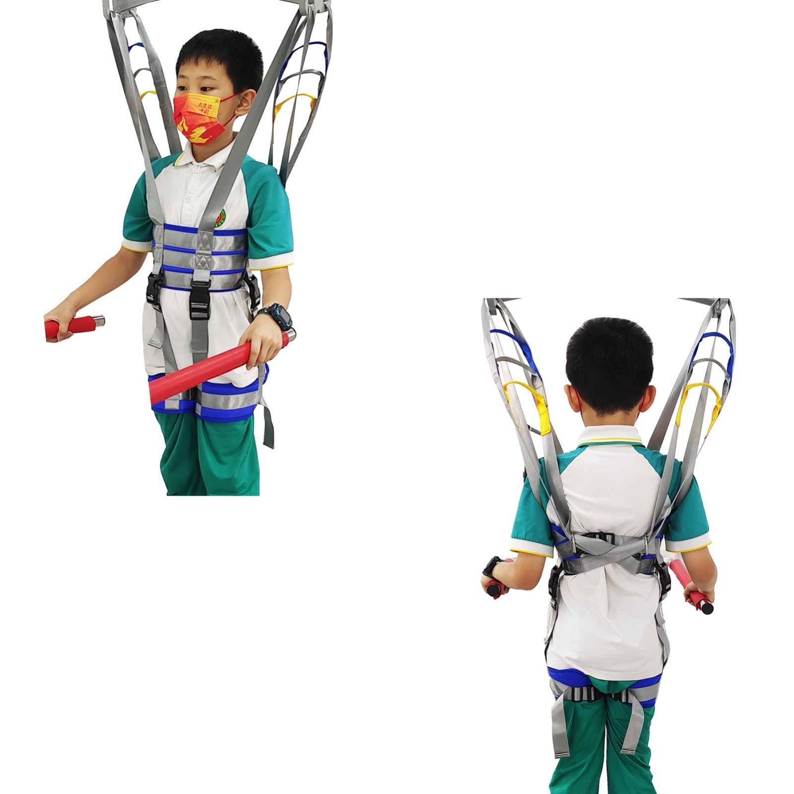 Cinturón De Transferencia Médica De Elevación,Arnés de Elevación de Paciente de Cuerpo Completo,Grúa de Paciente para Adolescente Elevador de Pacientes Correas de elevación