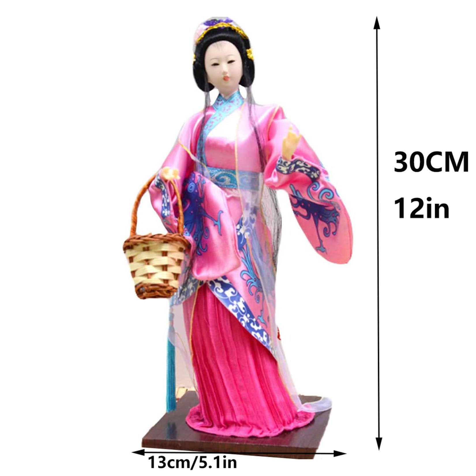 Amazon.co.jp: 中国人形テーブル装飾春秋王朝Xi Shi 古代四美人形彫像