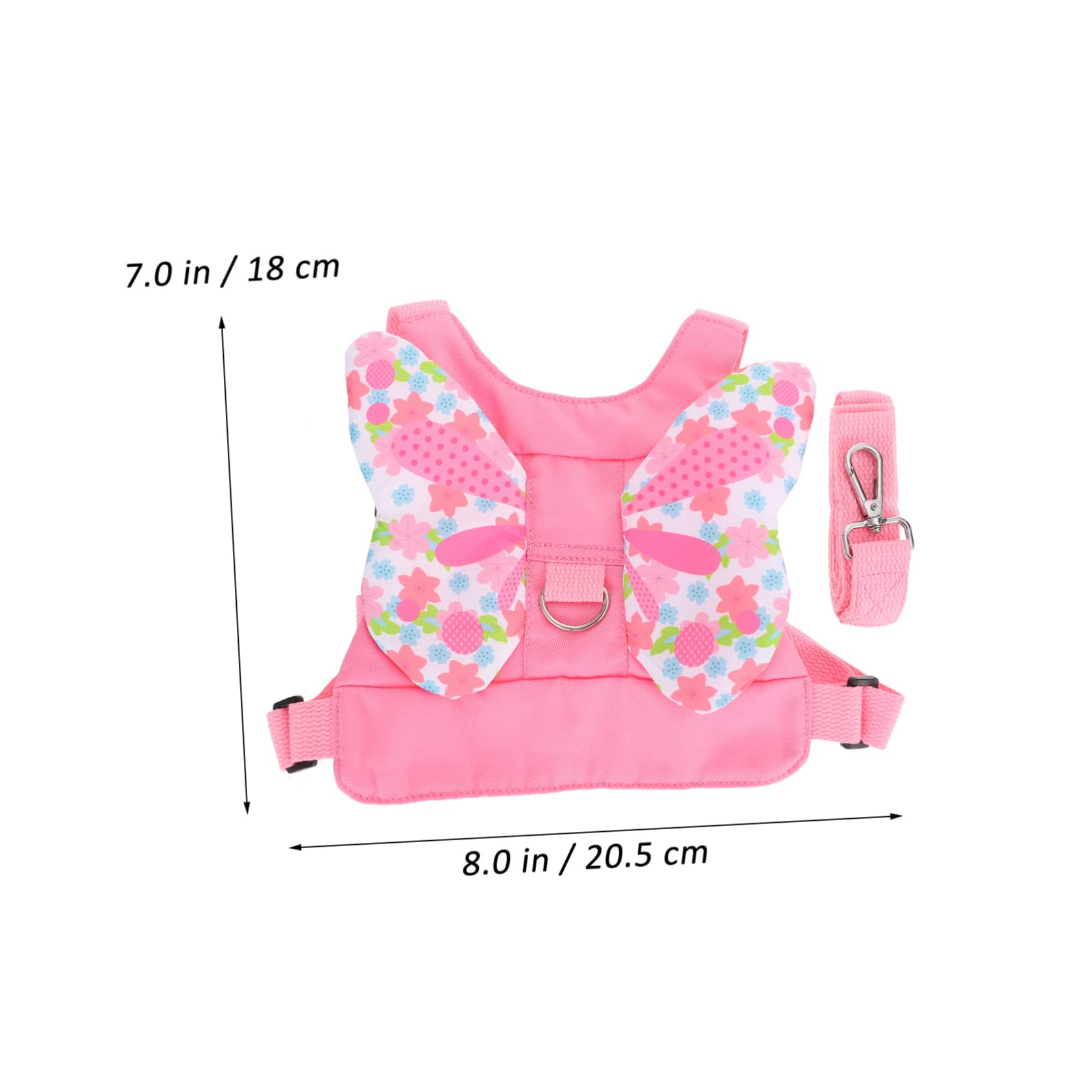 Toddmomy Toddler Leash Baby Safety Harness 1 Set Harness Belt Angel Wings for Parks and Airports