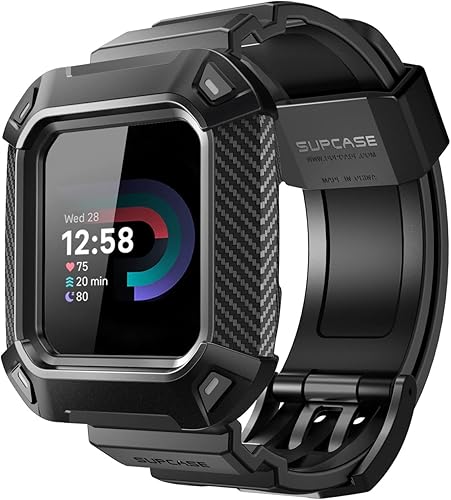 SUPCASE Unicorn Beetle Pro - Correa de reloj para Fitbit Versa 4 Fitbit Versa 3 Fitbit Sense 21, correa protectora de repuesto