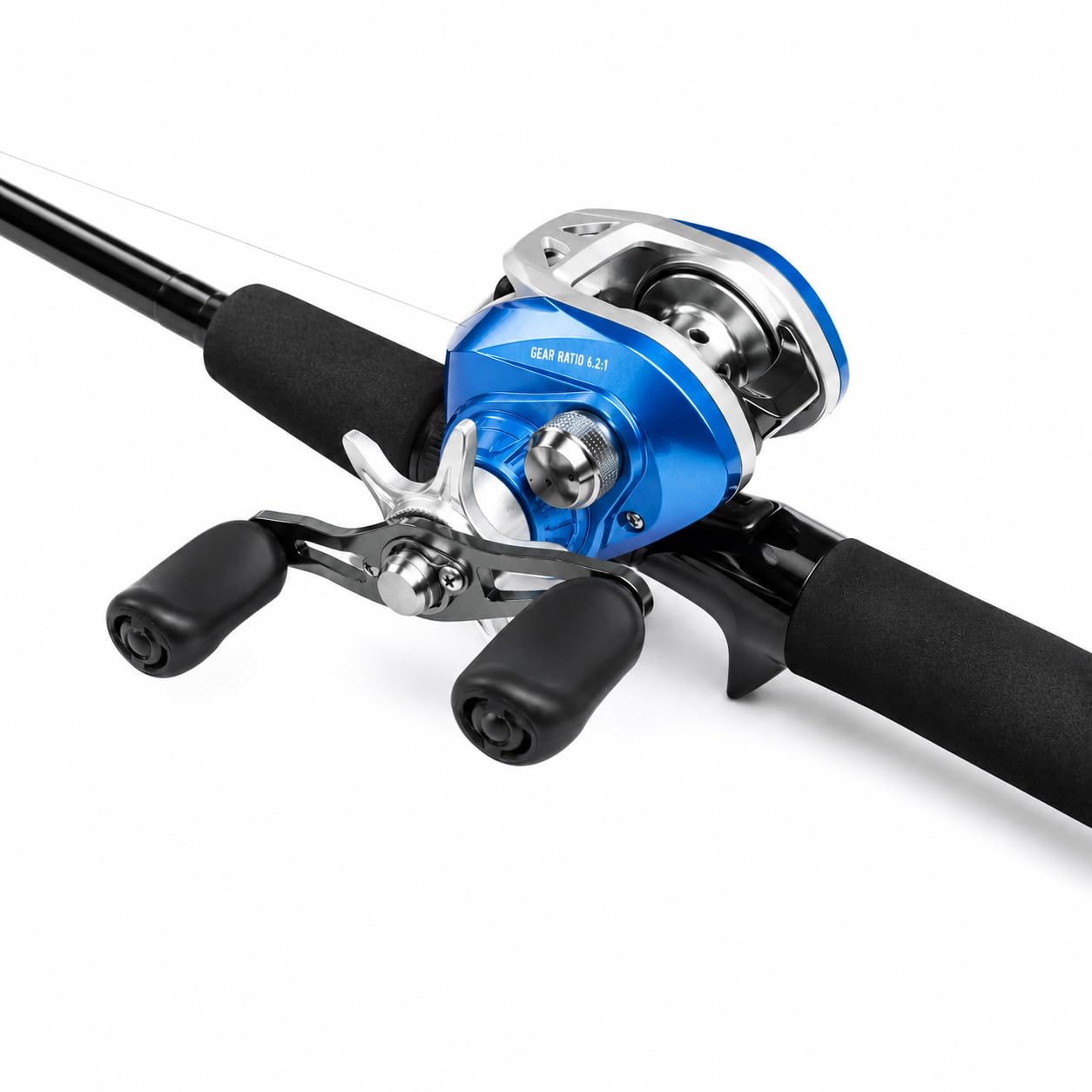 DLT Vivid zestaw baitcastingowy - wędka multiplikator plecionka fluorocarbon pokrowiec