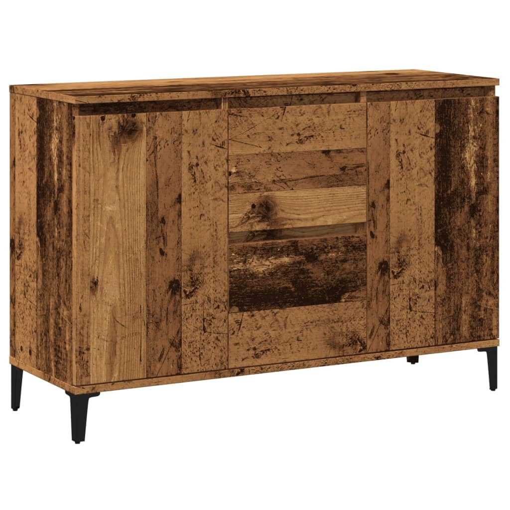 Generico Credenza Legno Antico 102x35x70 cm in Legno Multistrato,Buffet e credenze