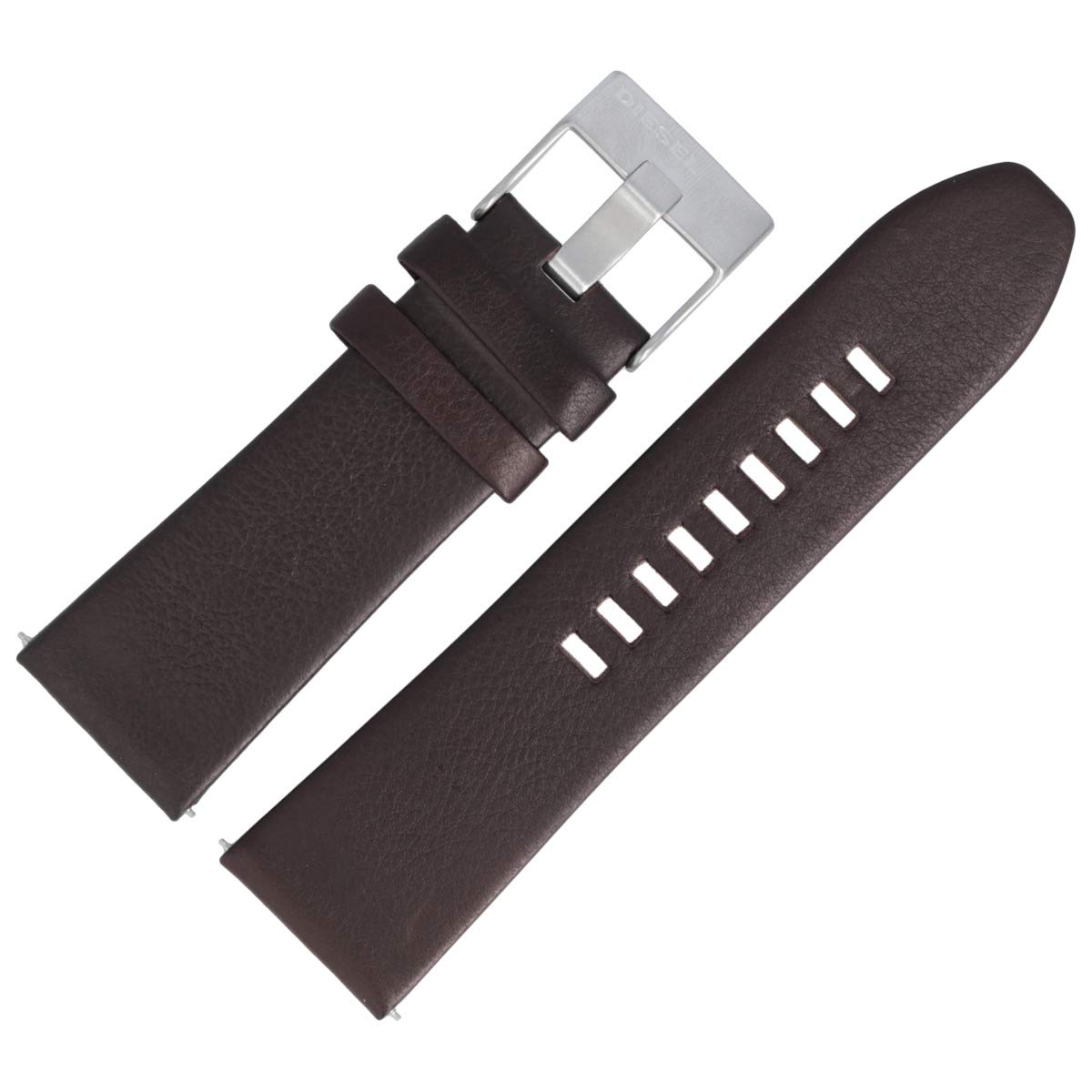 Watch Strap 27 mm Leather Brown – DZ-1206 | DZ 1206 | DZ1206
