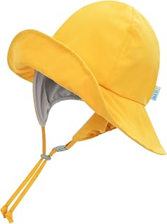 JAN & JUL Cozy-Dry Rain Hat for Toddlers and Kids | Waterproof, Fleece-Lined, PFAS-Free, Stay-Put with Adjustable Chinstrap