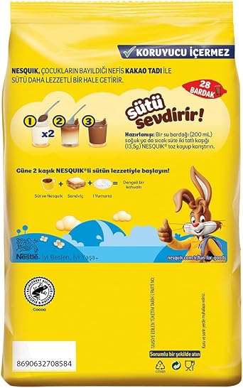 Nesquik Chocolate Powder Beverage 375 Gr