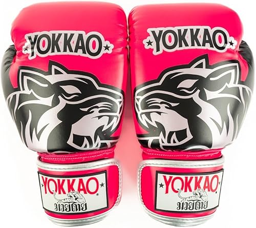 Miniatura 7 de YOKKAO Guantes de boxeo Muay Thai transpirables de diseño Guantes de entrenamiento y combate de cuero premium para hombres y mujeres Guantes de