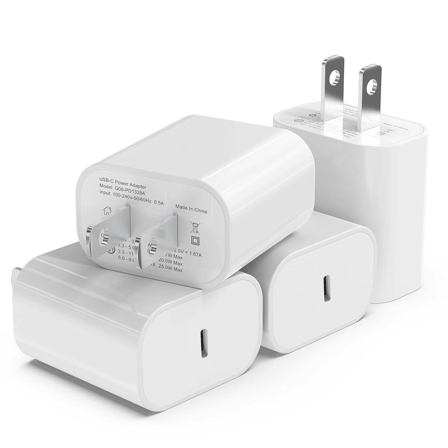 4Pack USB C Charger Block iGENJUN 20W for Phone Fast Charger Wall Charger with PD 3 0 Compact