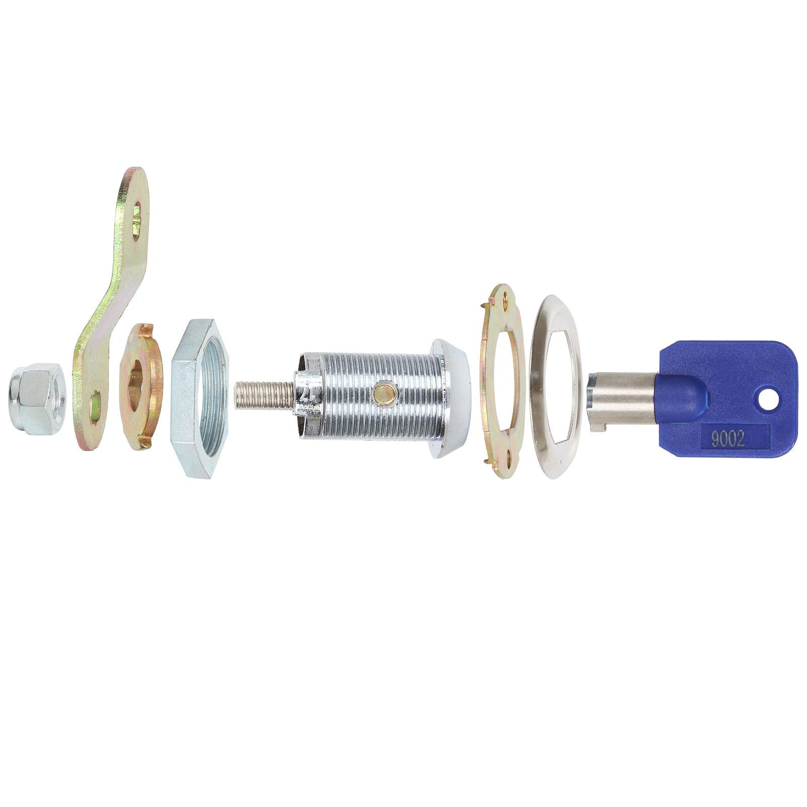 AConnet 12 Pack Cam Locks Keyed Alike with 6 Keys, 1-1/8 Inch