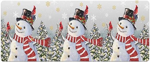 Tapete de baño de muñeco de nieve de Navidad para bañera, antideslizante, de secado rápido y absorbente, tierra de diatomeas, ducha, fregadero,