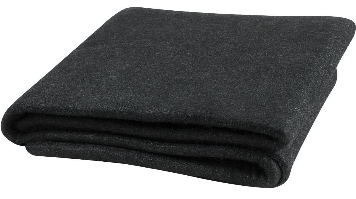Steiner 316-4X6 Velvet Shield 16 oz Black Carbonized Fiber Welding Blanket, 4' x 6'