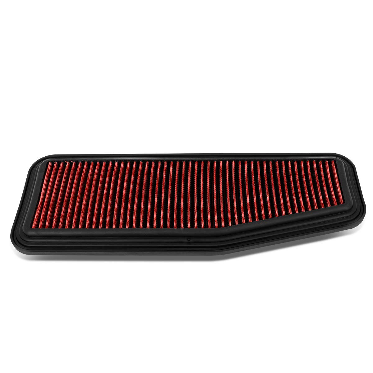 DNA Motoring AFPN-182-RD Clean Air Washable Drop In Panel Air Filter Enhance Engine Performance Power & Acceleration Improve [Compatible with 01-03 Toyota Rav4 2.0/04-05 Rav4 2.4L]