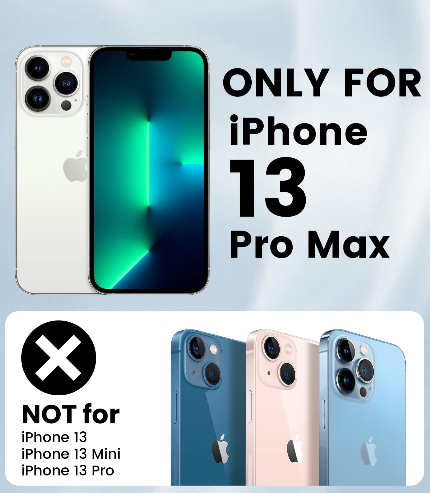 Custodia Magnetica Con Cavalletto Per IPhone 13 Pro Max – Trasparente Anti-ingiallimento, Con Pellicola, Compatibile Magsafe