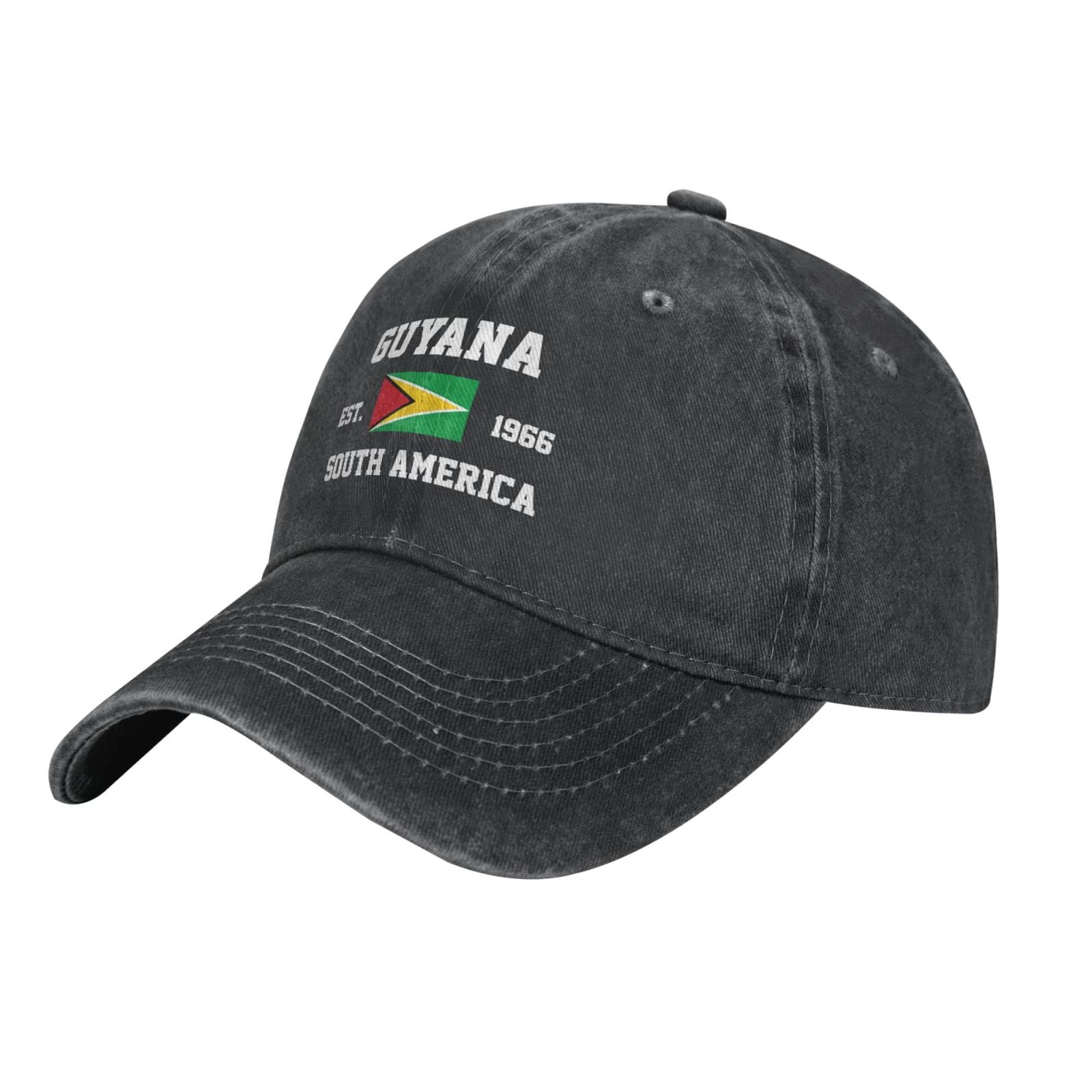 Yingd Unisex #907 Baseball Cap Guyana Guyanese Flag Adjustable Baseball Cap Breathable Sun Hat For Adult Women And Men