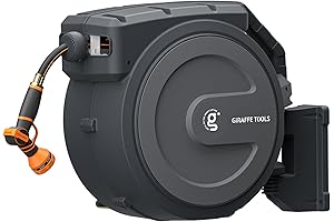 Giraffe Tools Rapid Reel Garden Hose Reel