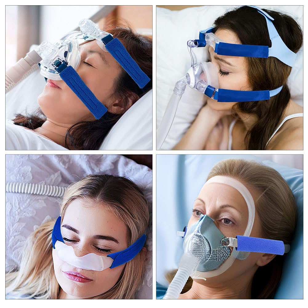 Almohadillas Faciales CPAP, 6pcs Fundas para Cinturón de Seguridad para Mejilla, Mascarillas CPAP