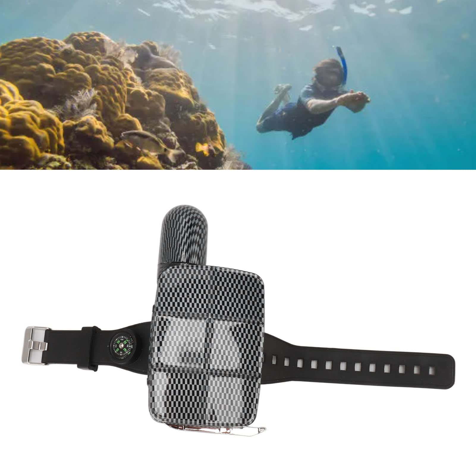 Anti Annegamento Swim Bracciale Salvavita Emergenza Fascia da Polso Attrezzatura Subacquea per attività Acquatiche (Digitare Un)