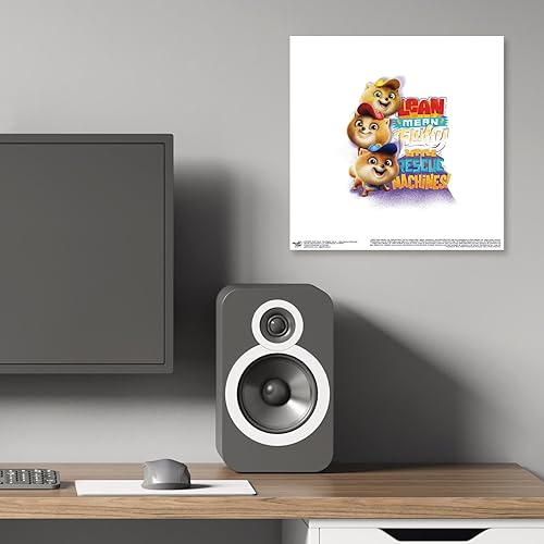 Miniatura 5 de Trends International Gallery Pops Nickelodeon PAW Patrol The Mighty Movie - Arte de pared de Little Rescue Machines, versión sin marco, 12 x 12