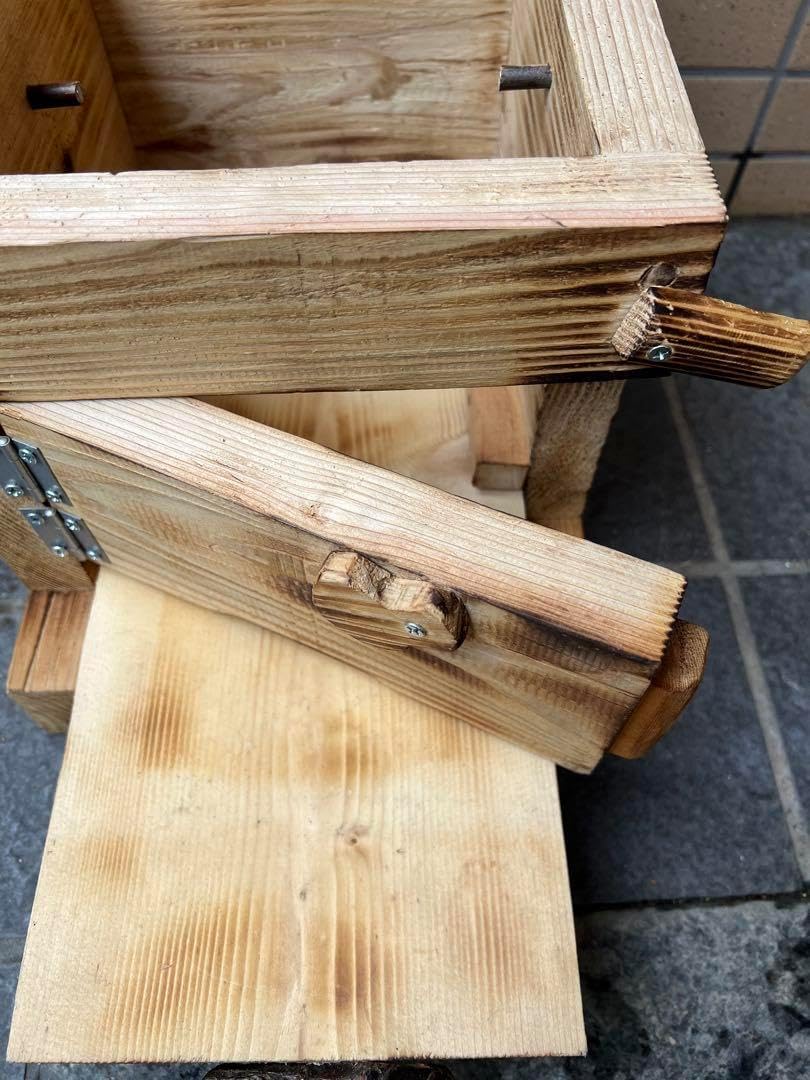 巣箱 ミツバチ 日本ミツバチ重箱式巣箱 蜜蜂箱 継続箱3段遊び場箱1