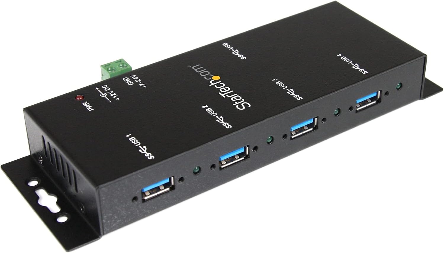 StarTech 4-Port USB 3.0 Hub - 5Gbps - Metal Industrial USB-A Hub - Wall or Desk Mountable USB Data Hub - TAA Compliant USB Expander Hub (ST4300USBM) : Electronics