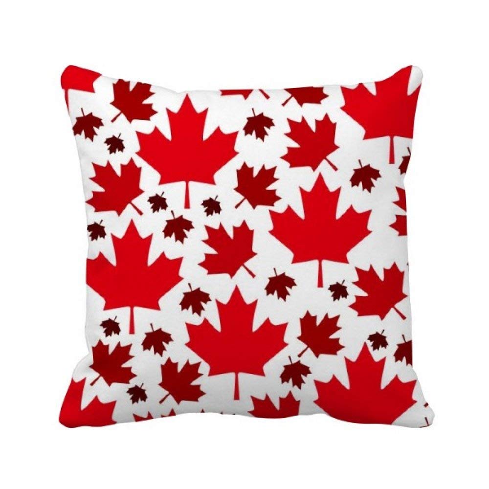 Coussin feuille d'érable pour une ambiance chalet dans le salon