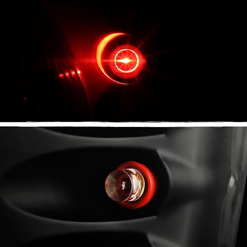 Miniatura 7 de AKKON - Para Jeep Grand Cherokee SUV bisel negro luces traseras LED luces traseras freno conductor/pasajero lámparas