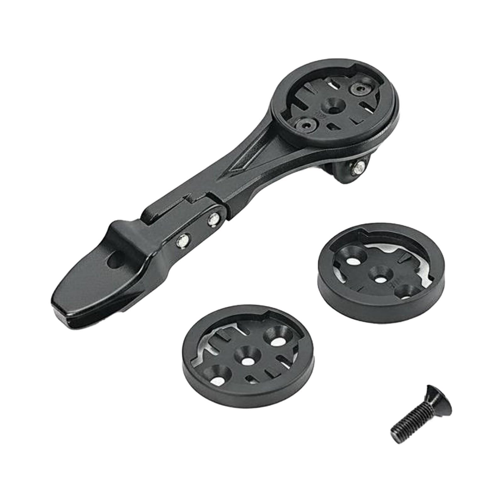 Baoblaze Soporte para Ciclocomputador Bicicleta Montaje Manillar Extensión Delantera con Ajuste de Ángulo Aleación de Aluminio de Alta Resistencia Sujeción
