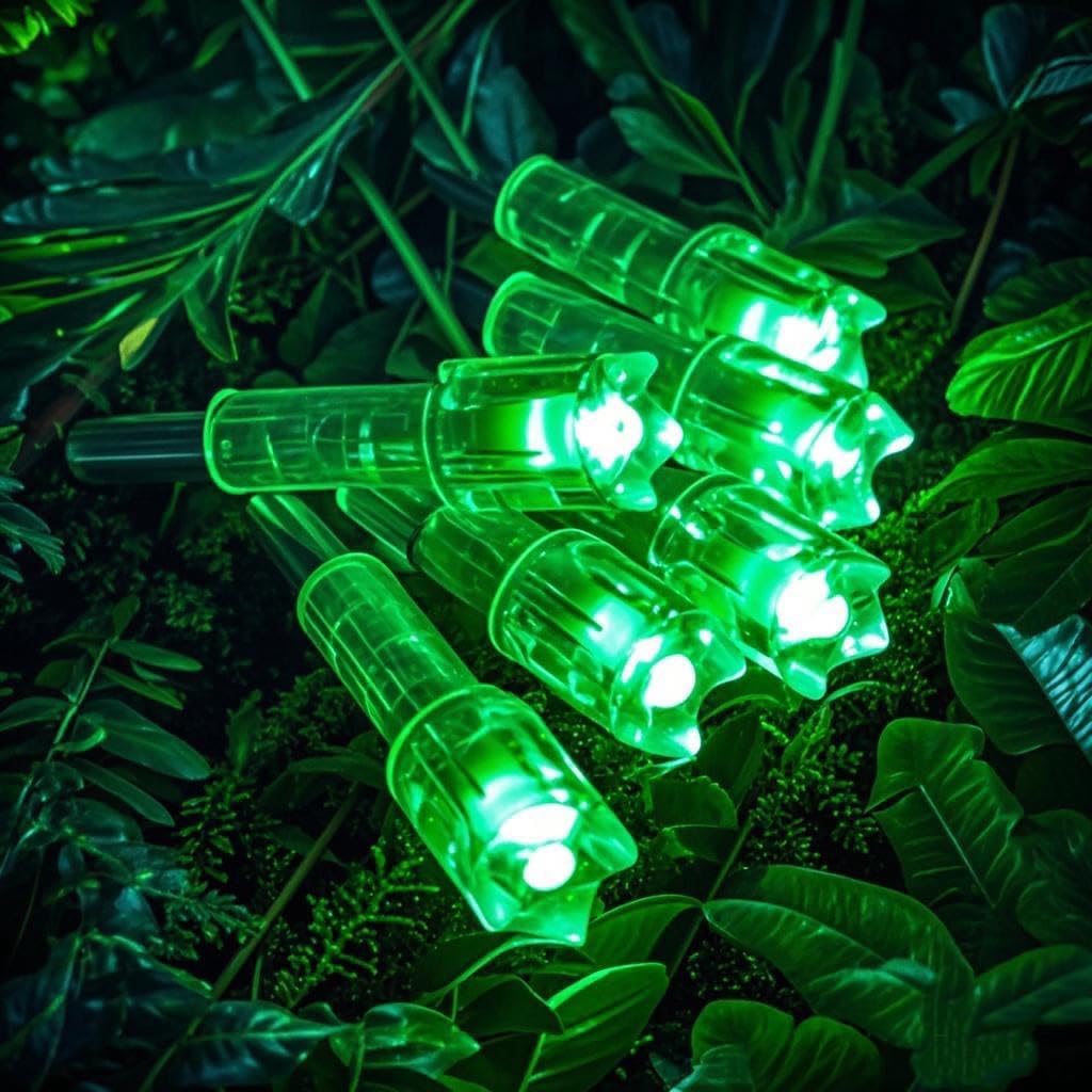 LightingU 12pcs Bolts Lighted Nocks with .285 .297 .300 .305 Bushings, High-Visibility LED Crossbow Accessories for Hunting On/Off Switch