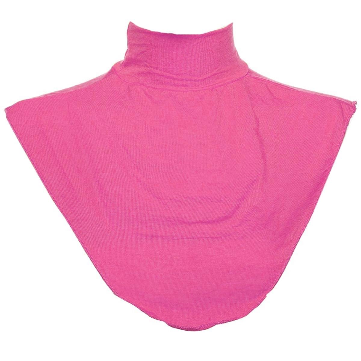 Damen Modal Rollkragen Fake Collar Hijab Extensions Einfarbig Mock