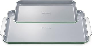 Caraway Non-Stick Ceramic Baking Sheet Duo - Naturally Slick Ceramic Coa...