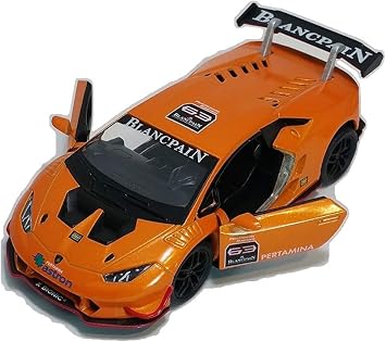 KiNSMART Orange Lamborghini Huracan LP 620-2 Super Trofeo 1/36 Scale Diecast Car