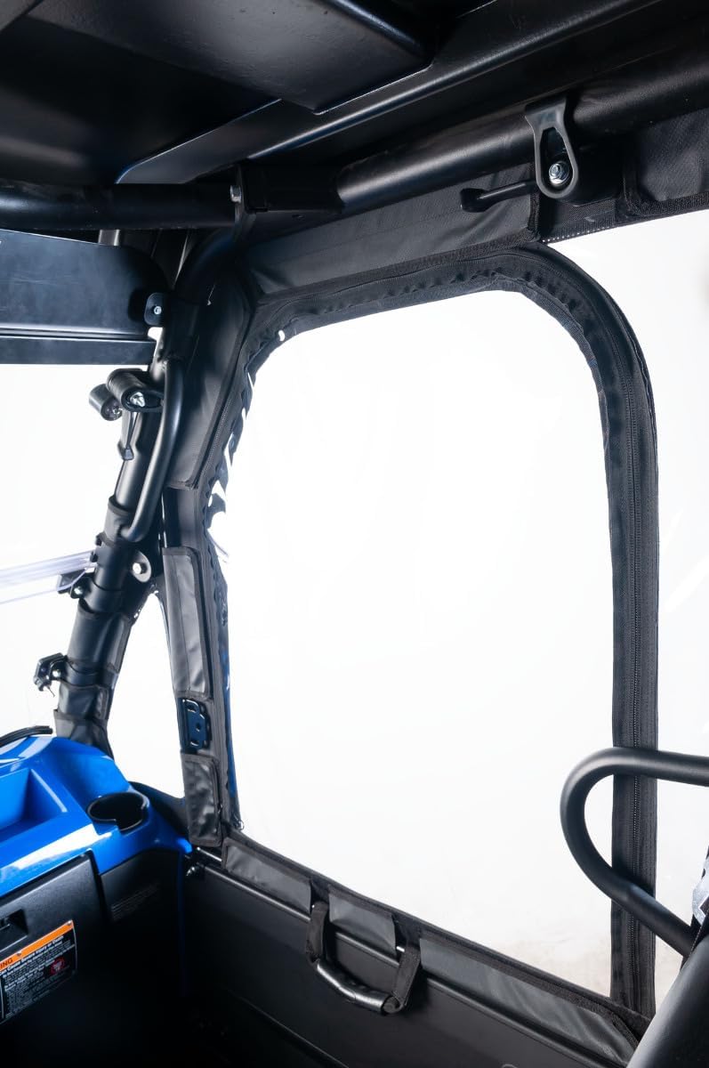 Seizmik UTV Framed Upper Door Kit Compatible with Kawasaki Mule Pro FX/FXT 2015-2023 UTV Models | Cab Enclosure