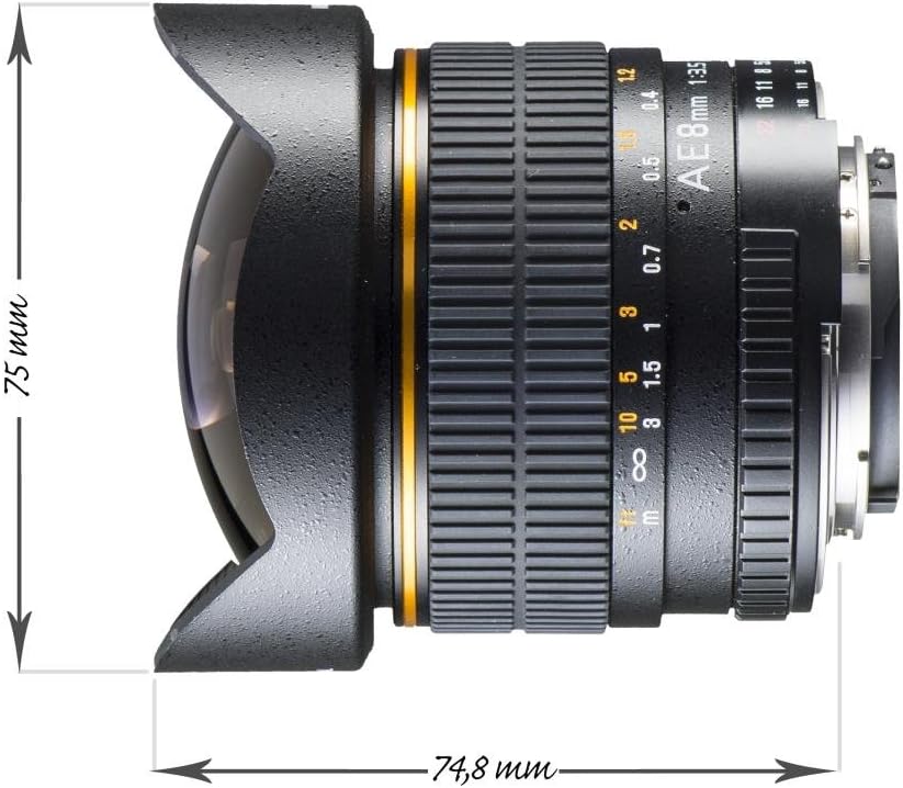 Flаѕh Dеаlѕ - 40% оƒƒ Walimex Pro AE 8mm 1:3.5 Fish-Eye Lens for Nikon